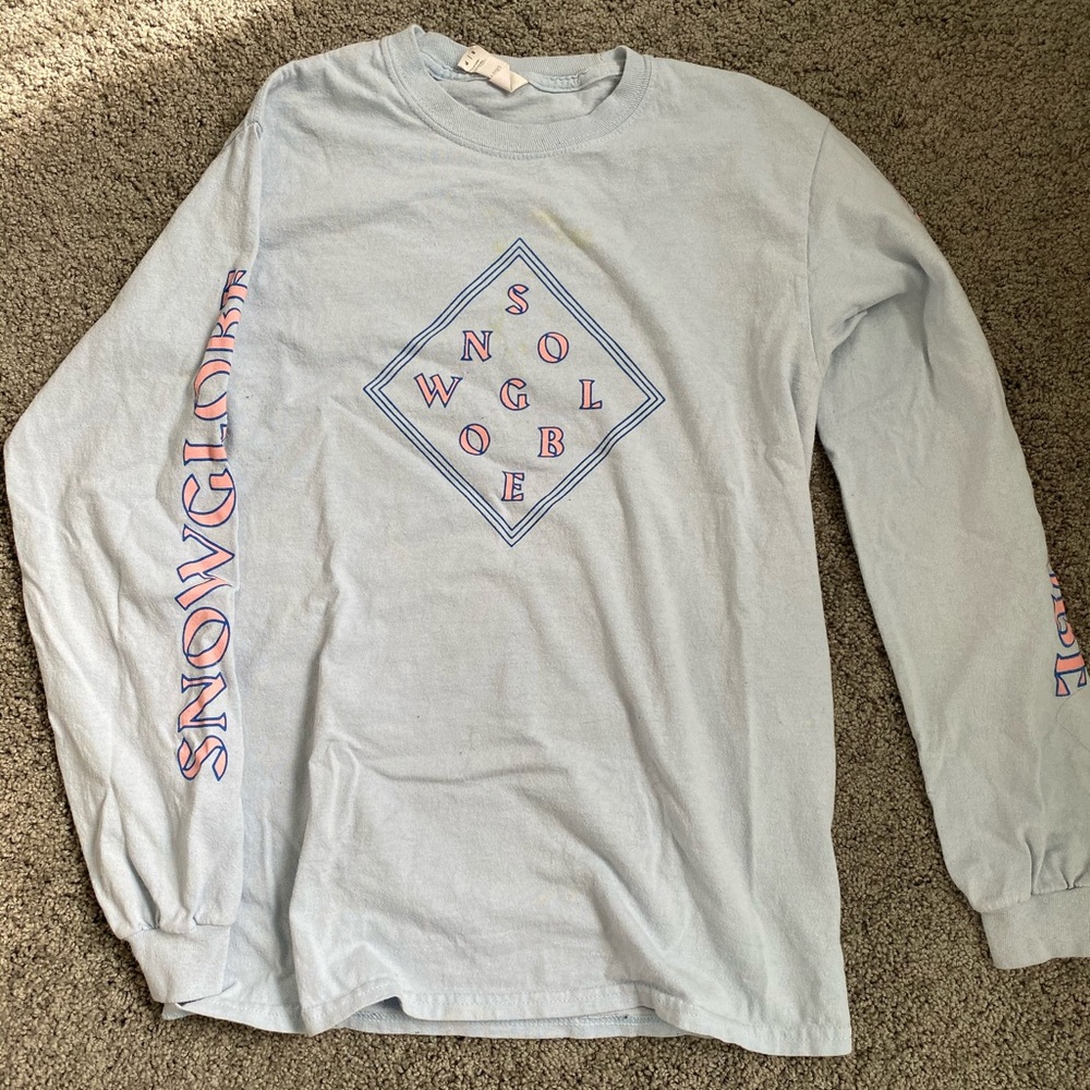 snowglobe festival blue long sleeve